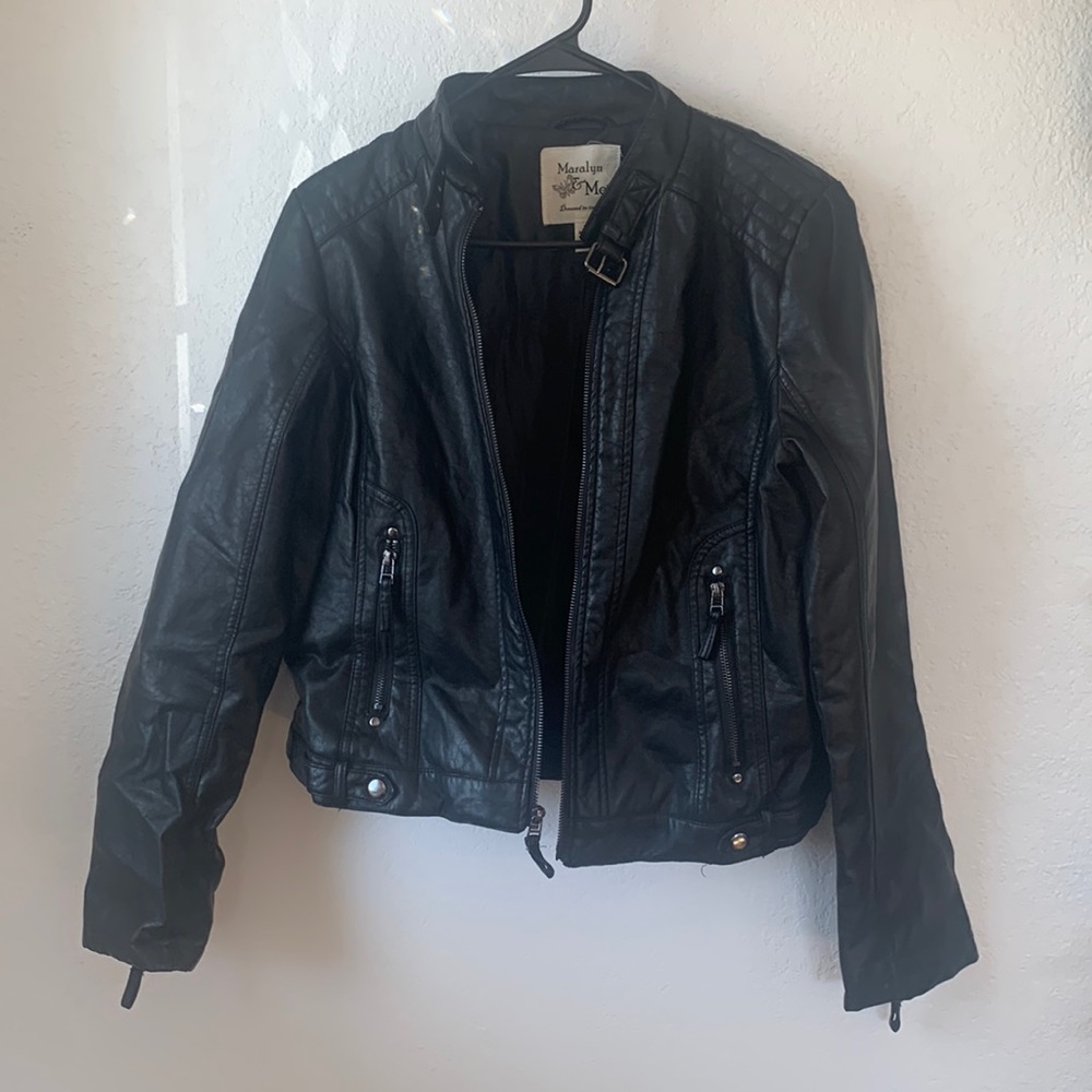 Pleather jacket